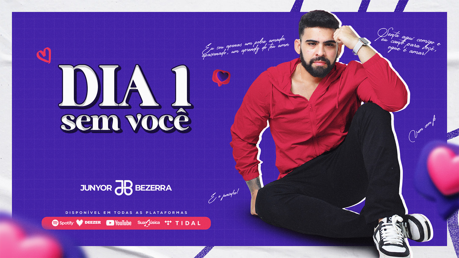 Junyor Bezerra lança versão apaixonante de ‘Dia 1’ no Estilo Forró